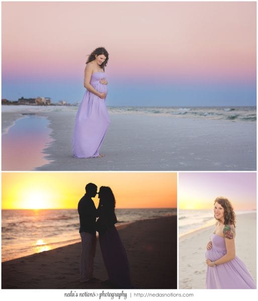 Beach Maternity Photographer | Neda's Notions Photography