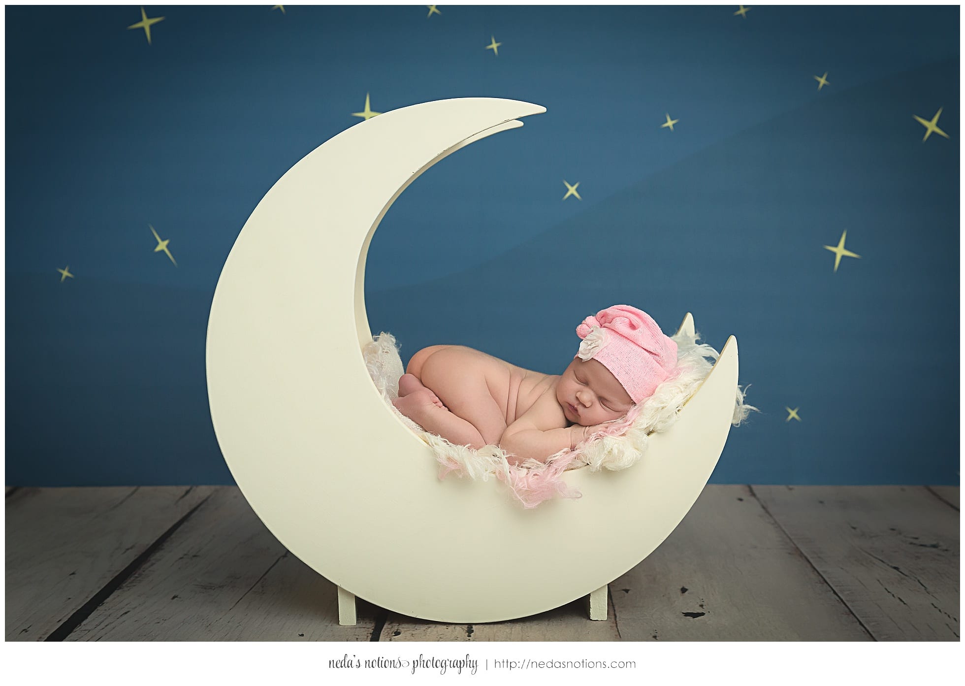 baby girl destin newborn moon