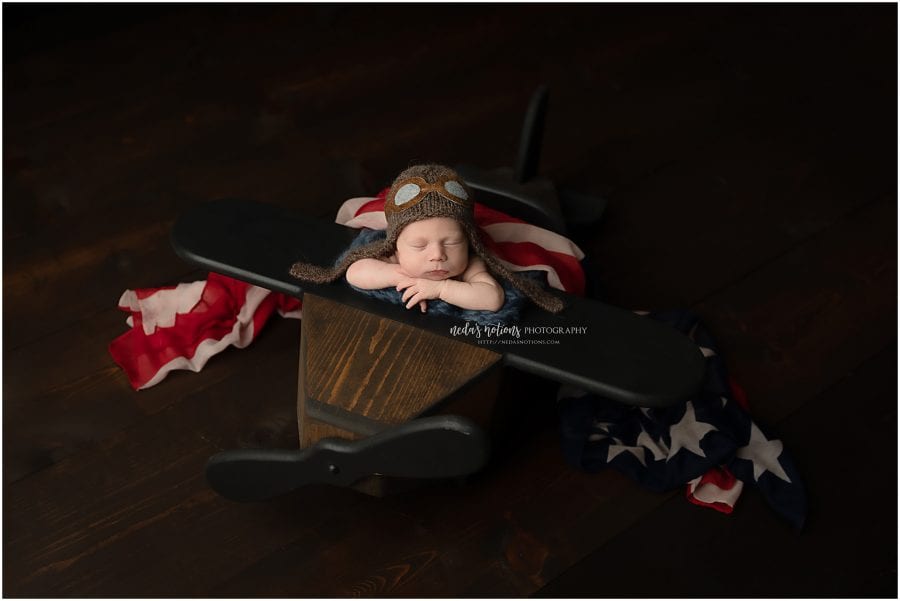 Navarre Little Pilot Newborn Session