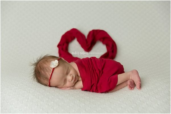 valentine's day newborn